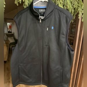 IZOD Black and Gray Spectator Fleece